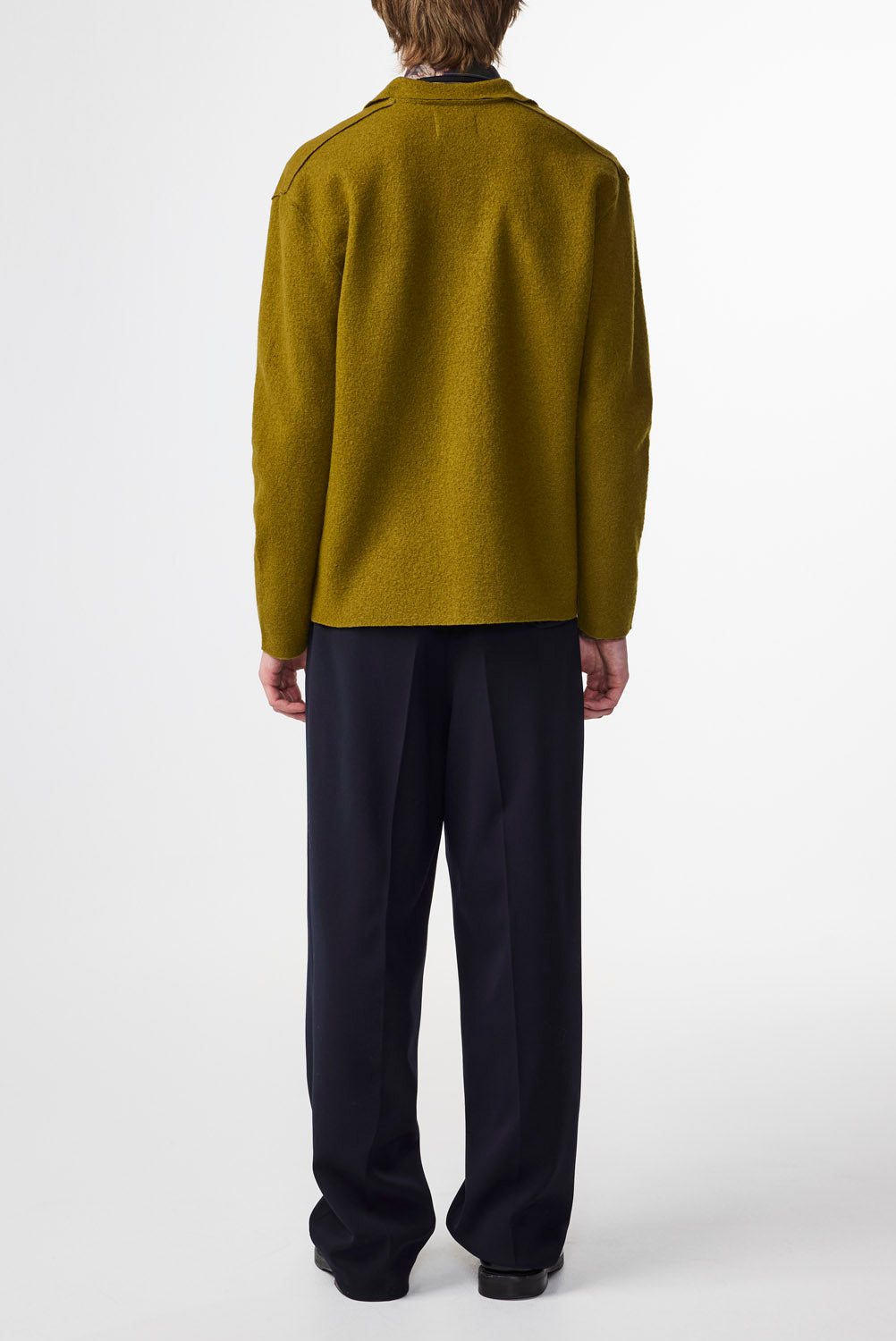 Jonas Boiled Wool Overshirt - Firene