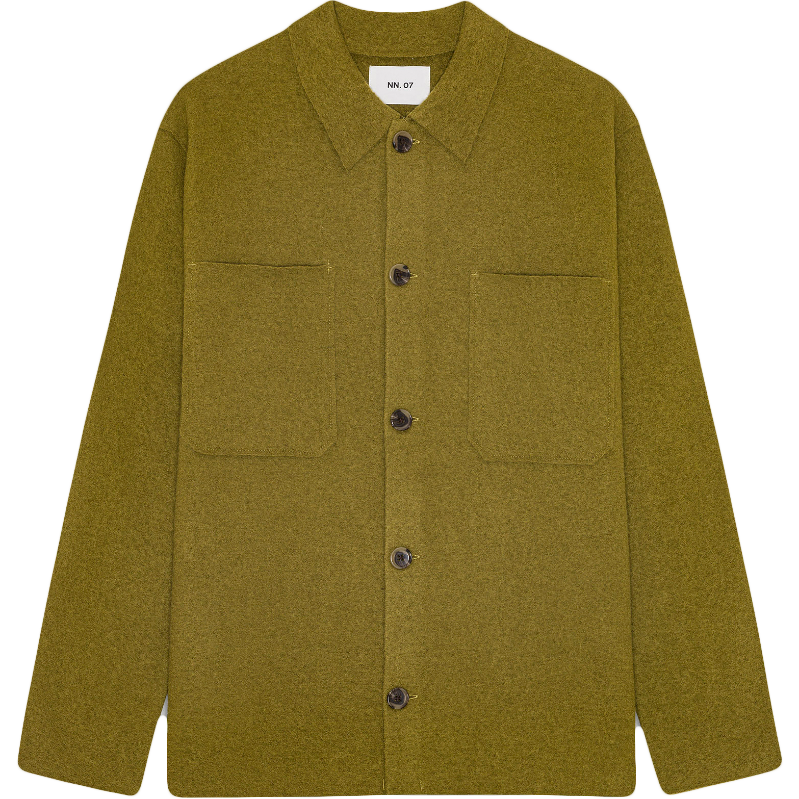 Jonas Boiled Wool Overshirt - Firene