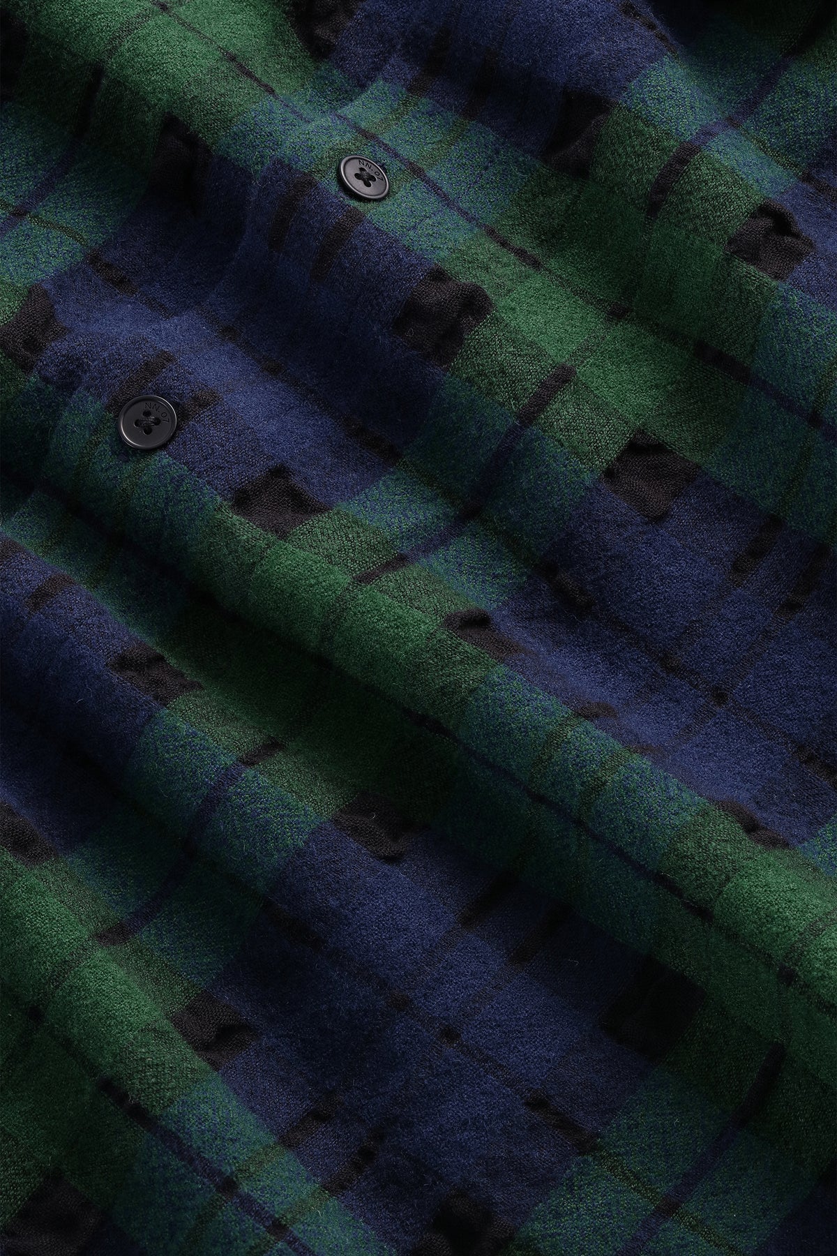 Casper Flannel Overshirt - Green Check