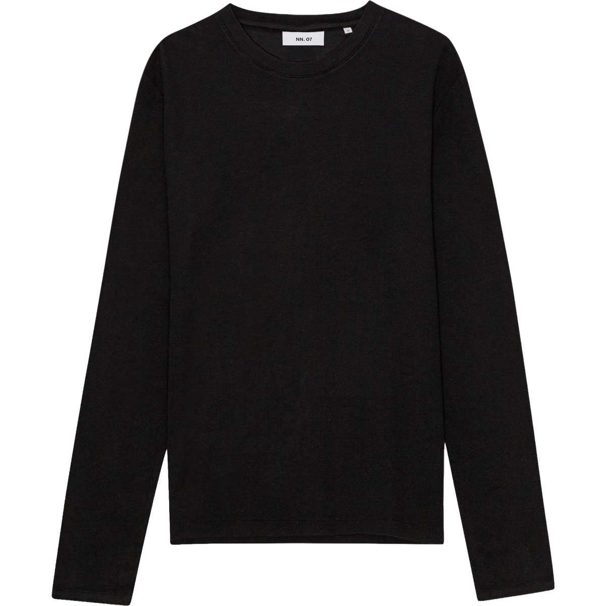 Clive Waffle Long Sleeve Tee - Black