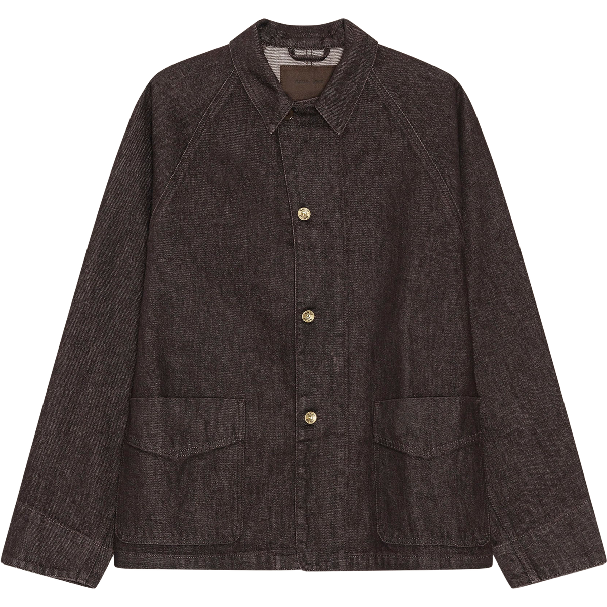 Aiko Organic Denim Jacket - Brown Melange