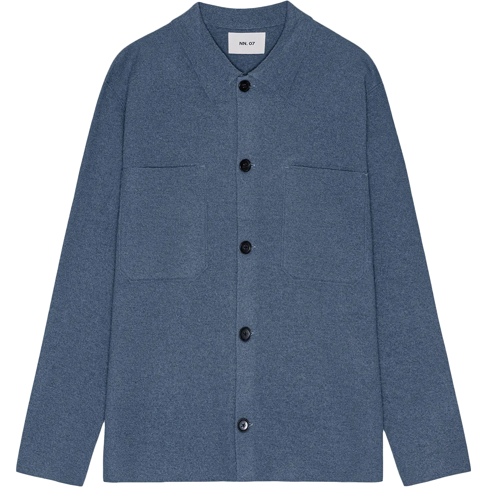 Jonas Boiled Wool Overshirt - Bering Sea