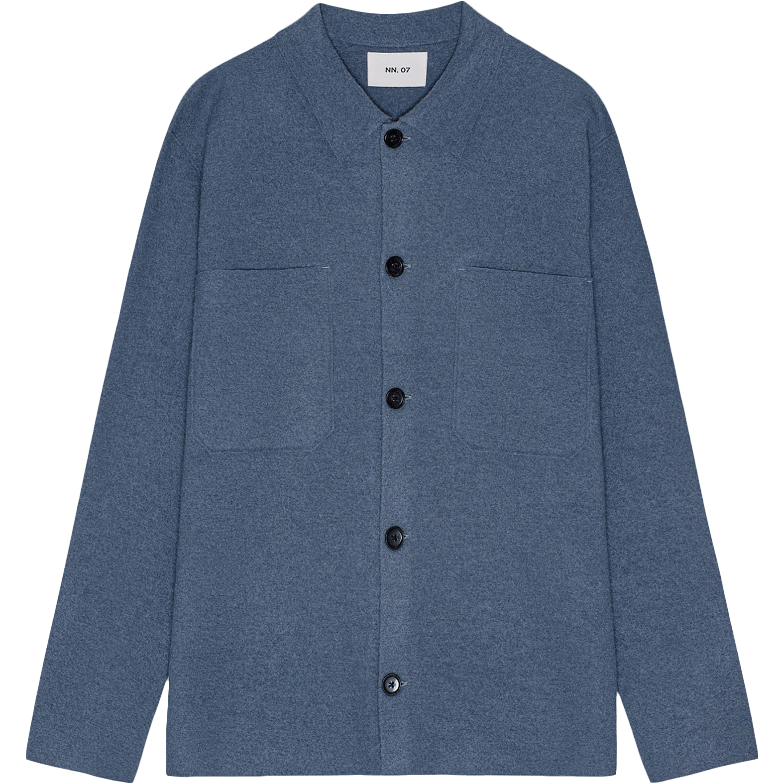 Jonas Boiled Wool Overshirt - Bering Sea