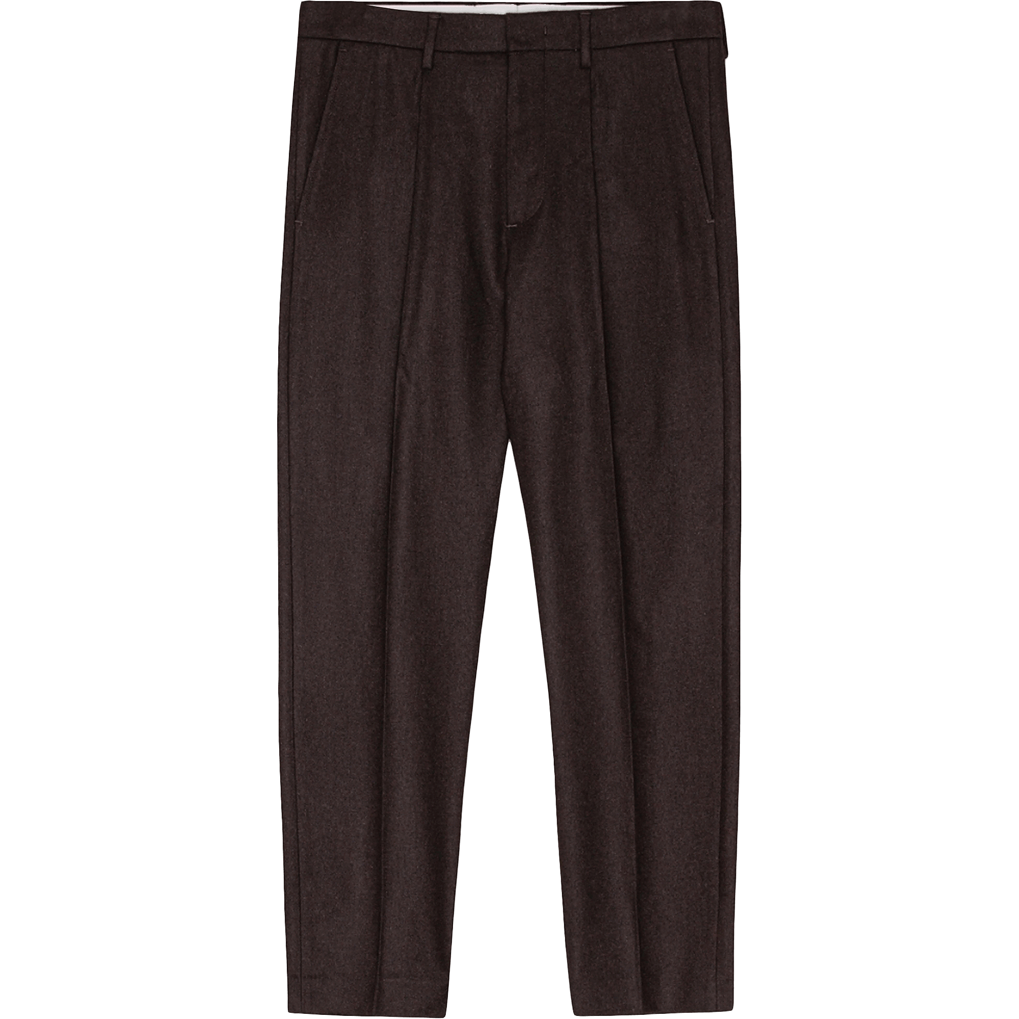 Bill Tapered Leg Dress Trouser - Brown