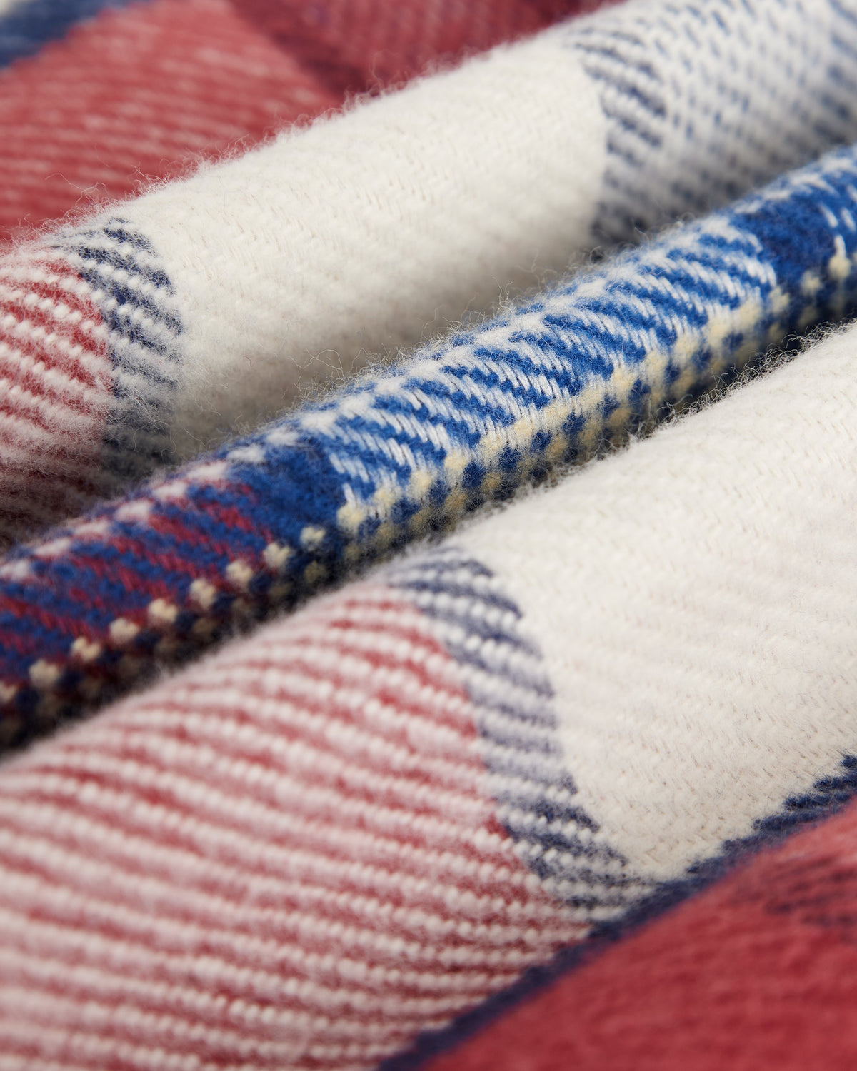 NYC Flannel Shirt - Red / Blue Plaid