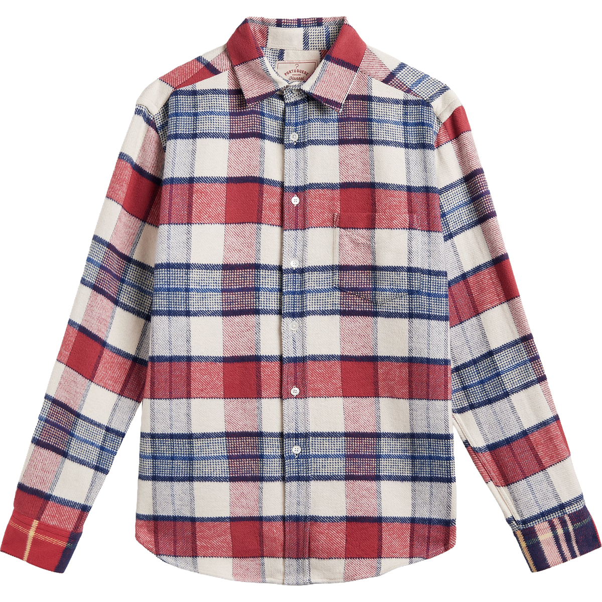 NYC Flannel Shirt - Red / Blue Plaid