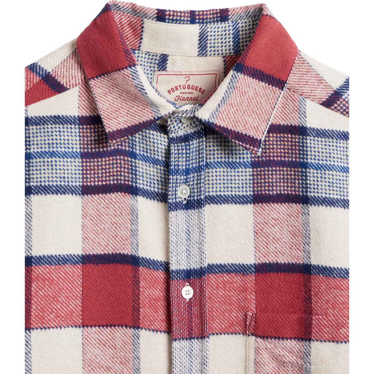 NYC Flannel Shirt - Red / Blue Plaid