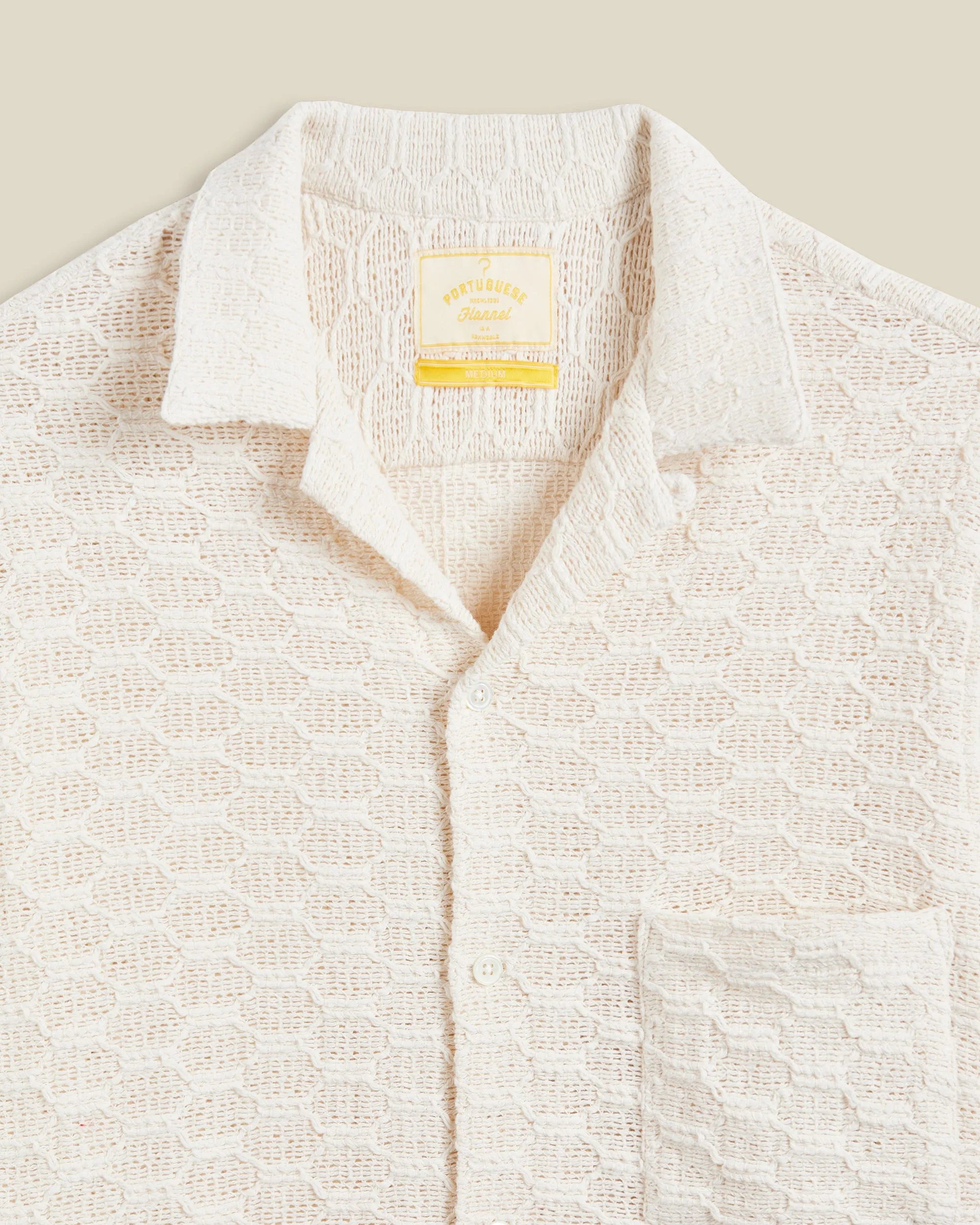 Net Shirt - Beige