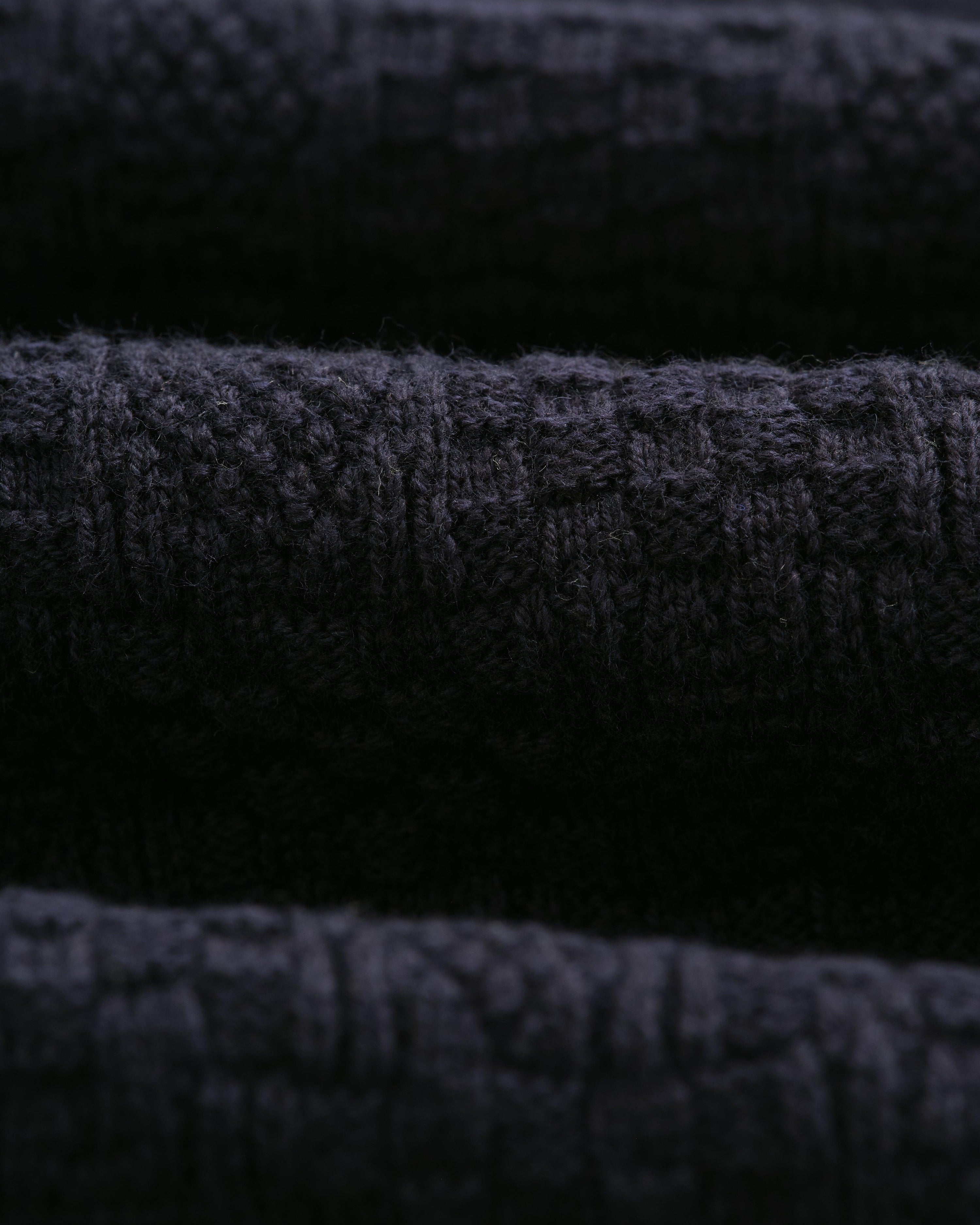 Check Stitch Oban Polo - Dark Navy