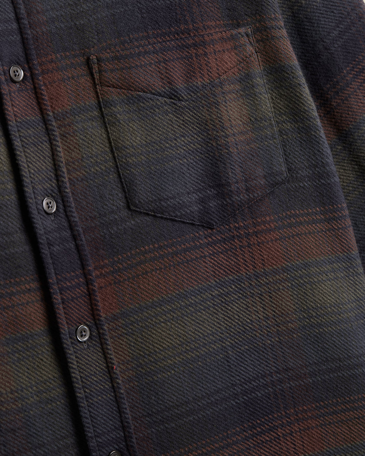 Old Pine Flannel Shirt - Brown / Blue