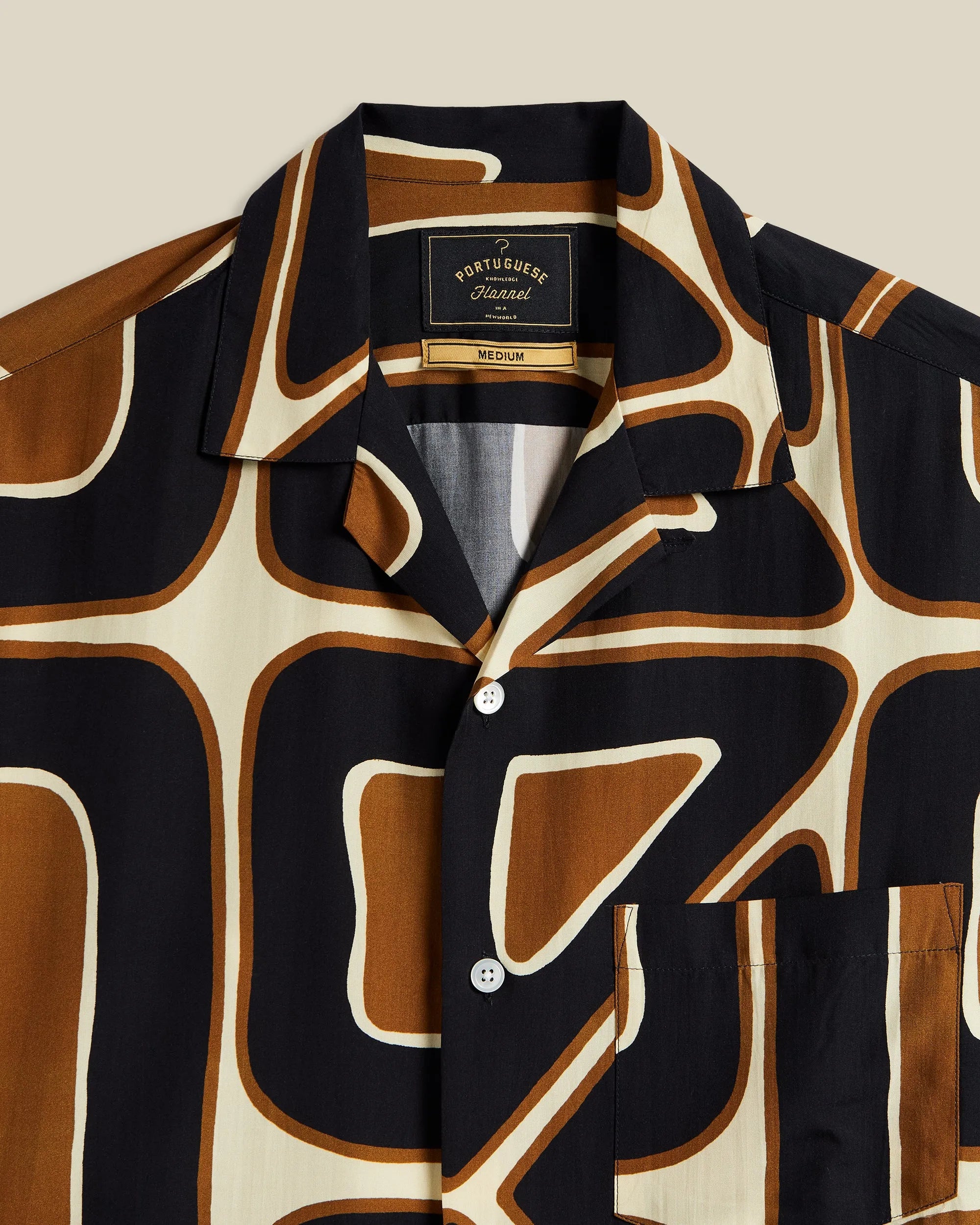 Opum Shirt - Brown Print