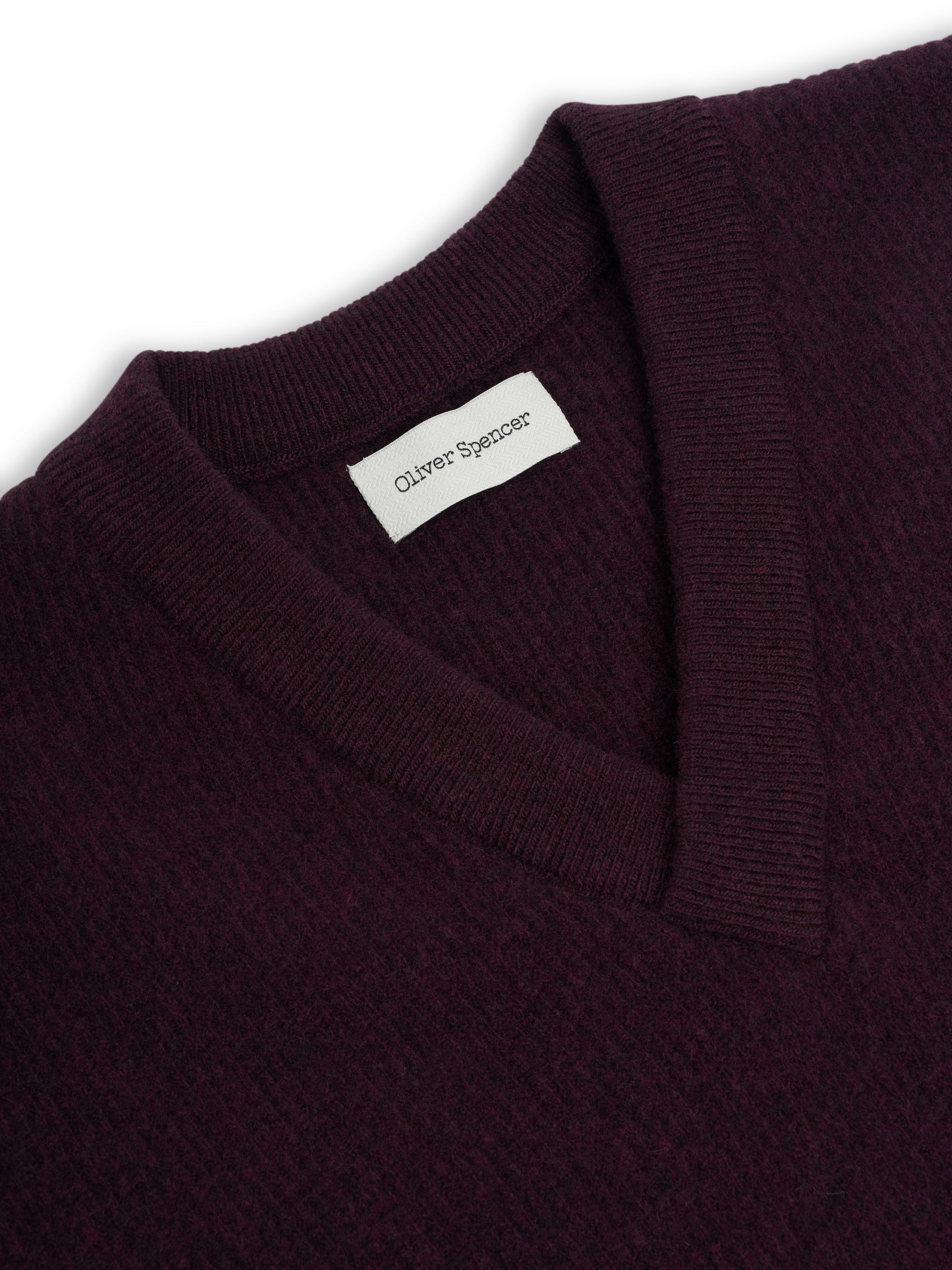 Graves V Neck Vest - Hartwell Purple