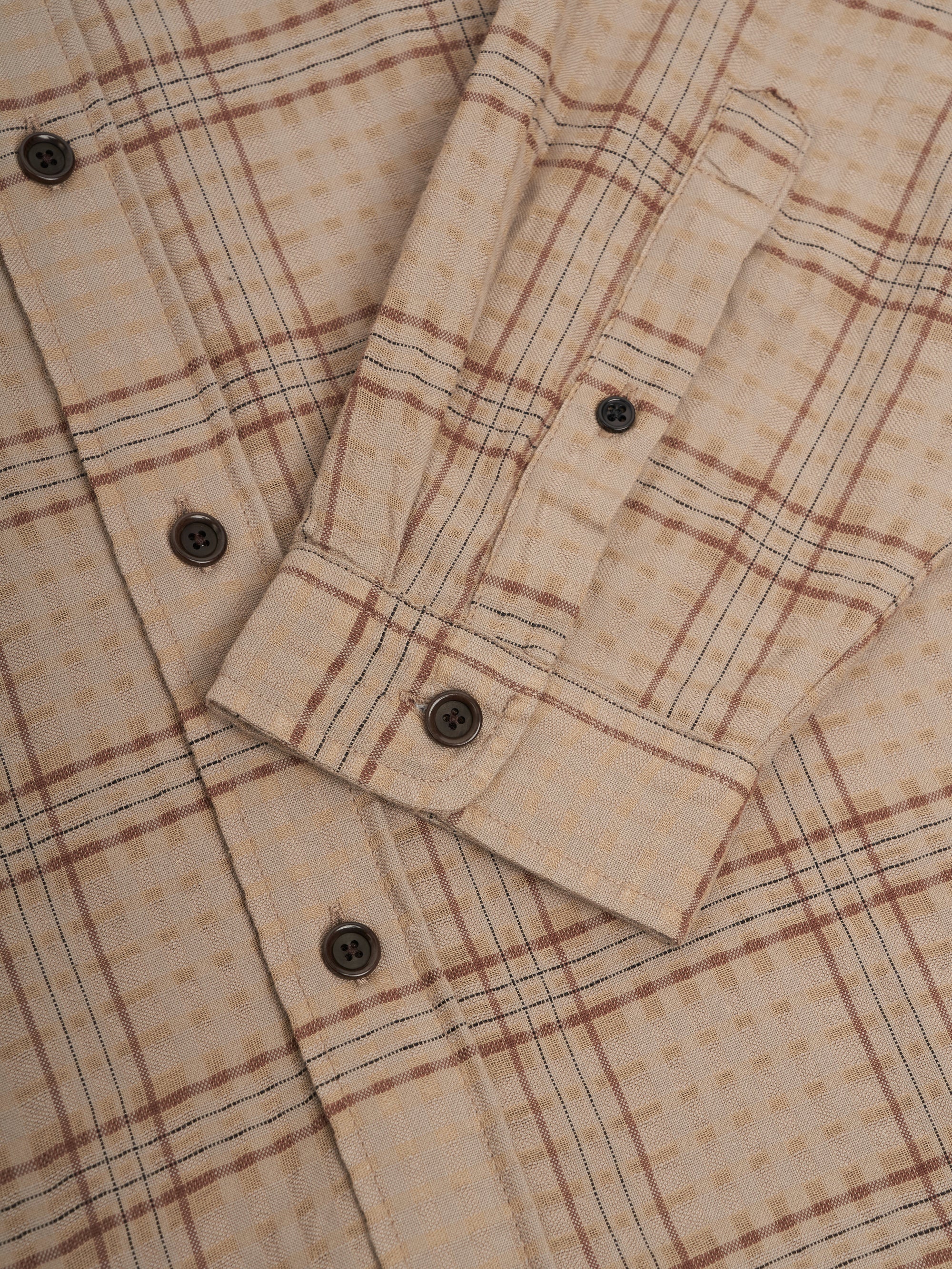 Garrison Long Sleeve Shirt - Connell Beige