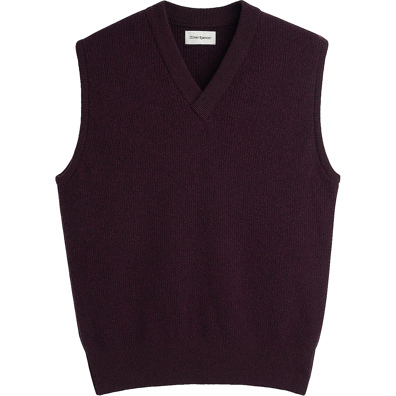 Graves V Neck Vest - Hartwell Purple