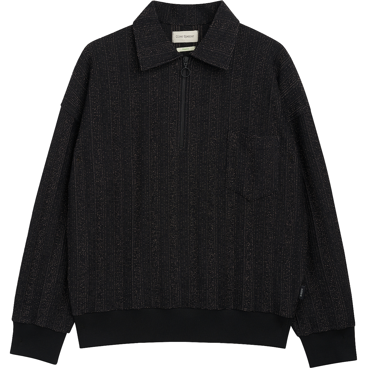 Lorimer Half Zip Sweatshirt - Glover Black