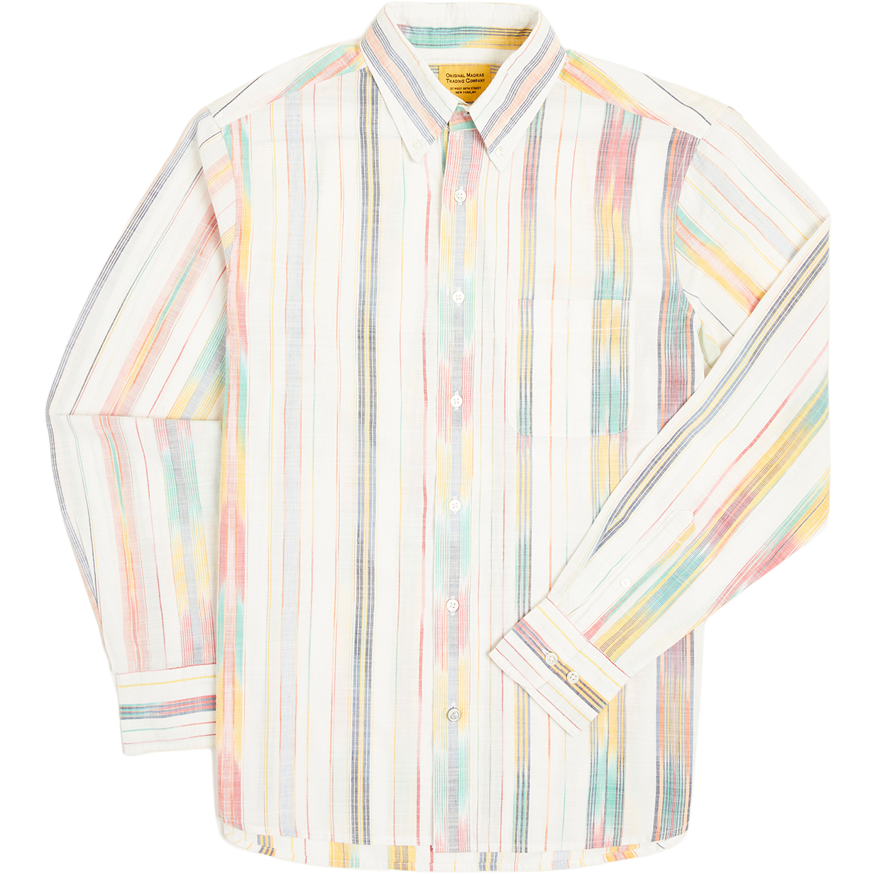 Classic Button Down Collar Shirt - Multi Stripe