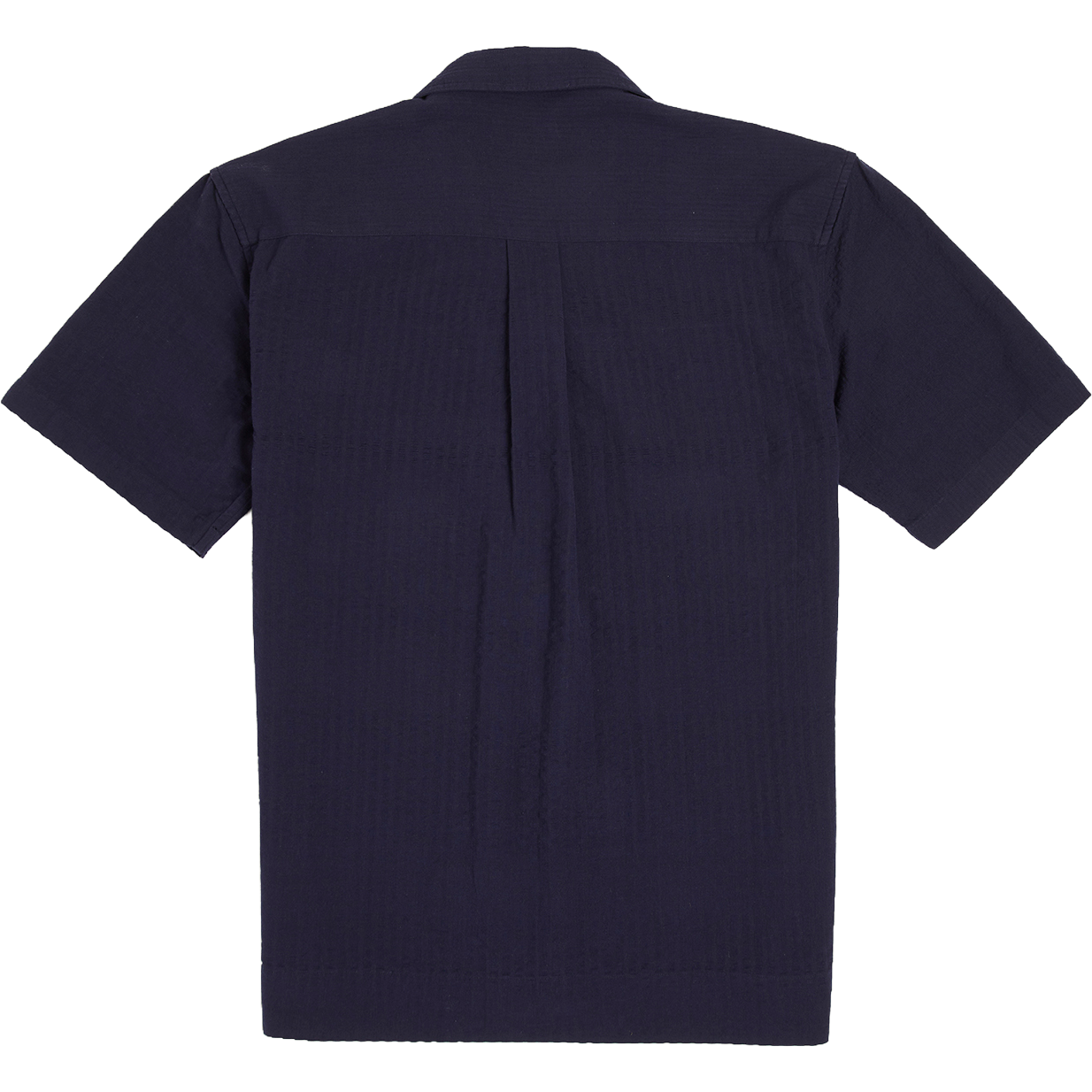 Cuban Short Sleeve Shirt - Navy
