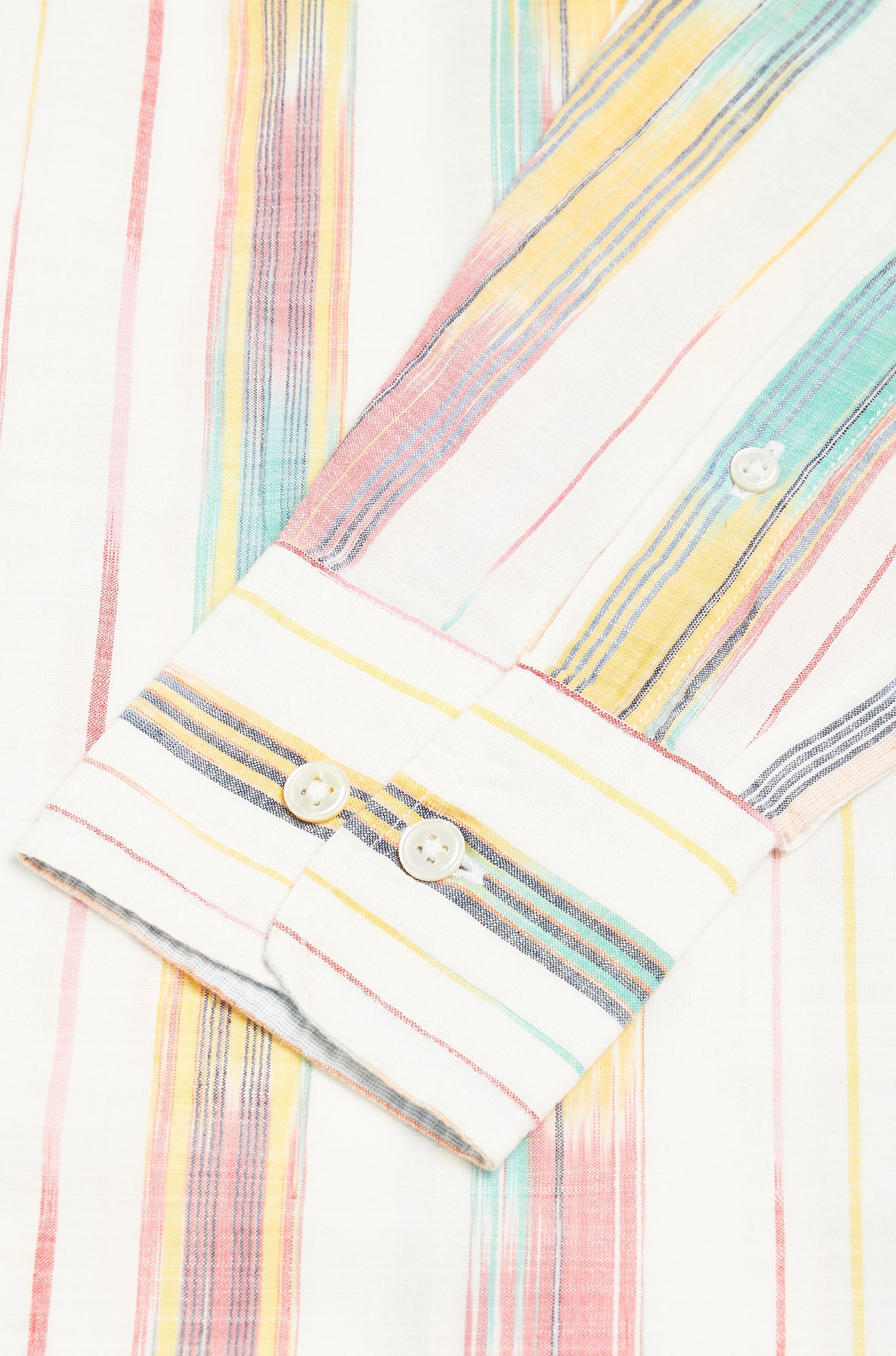 Classic Button Down Collar Shirt - Multi Stripe