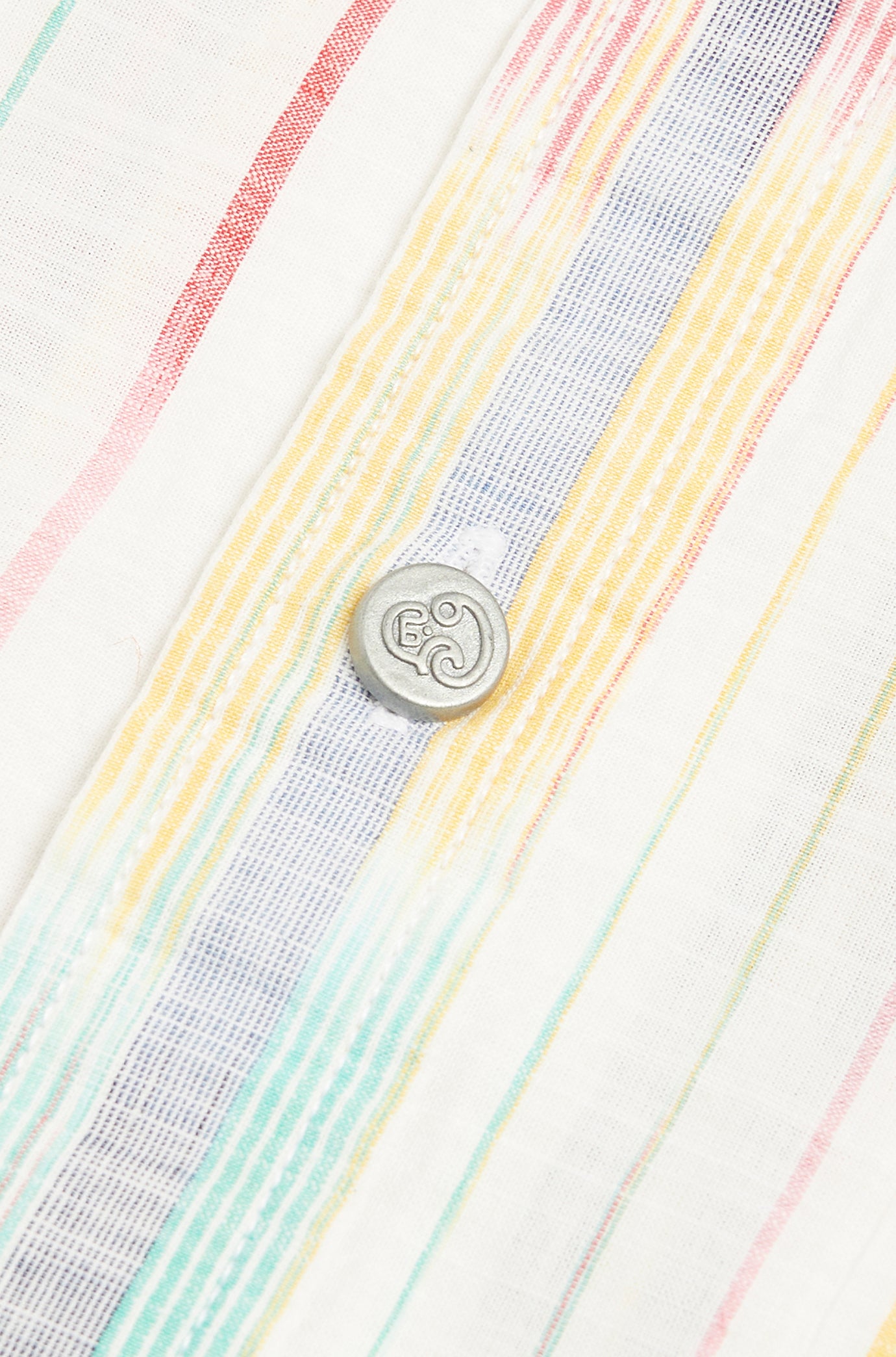Classic Button Down Collar Shirt - Multi Stripe