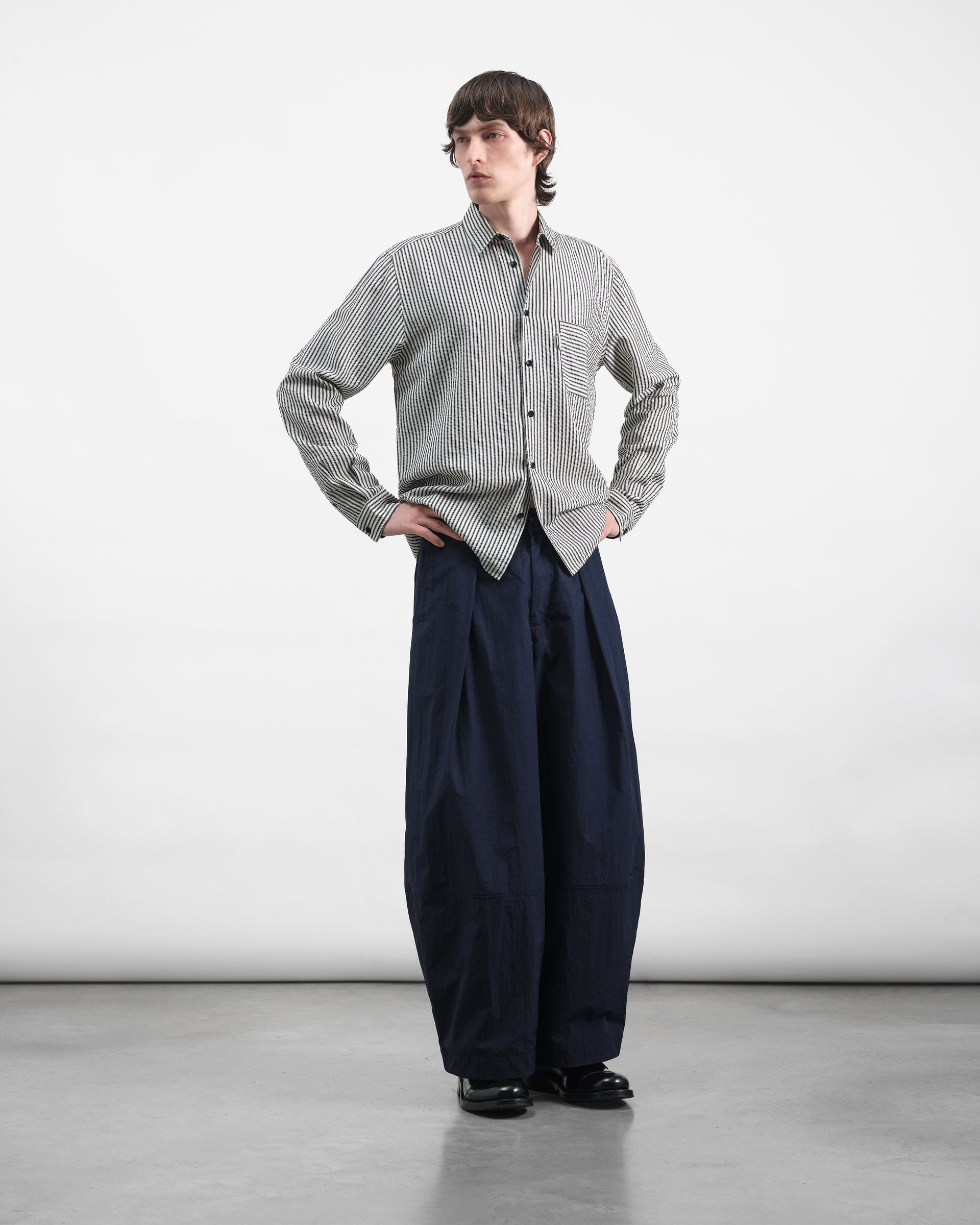 Curtis Shirt - Seersucker Stripe