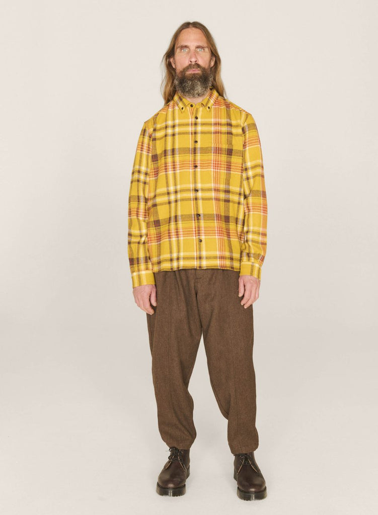 Dean Wool Shirt - Yellow Multi