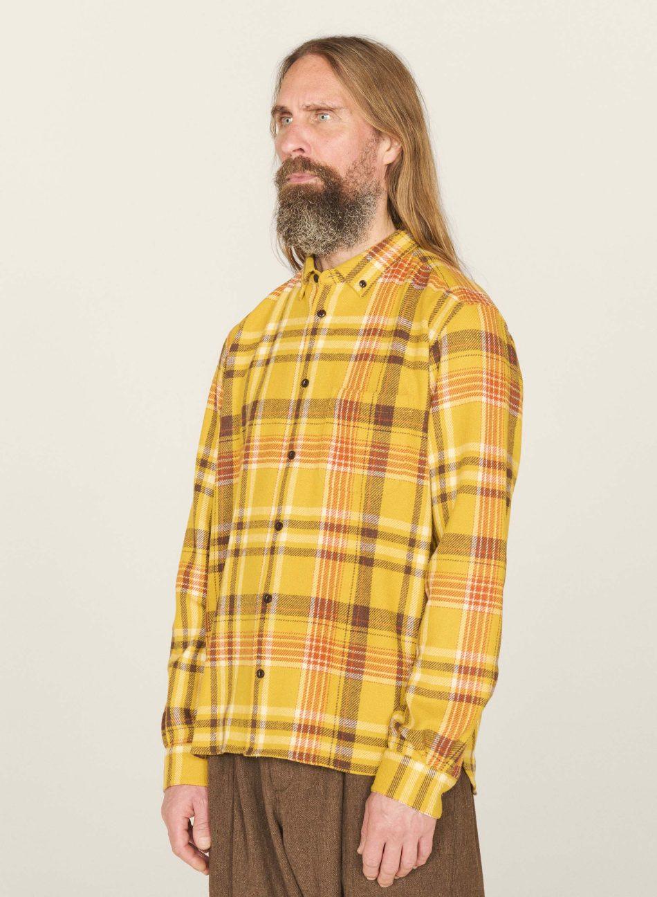 Dean Wool Shirt - Yellow Multi