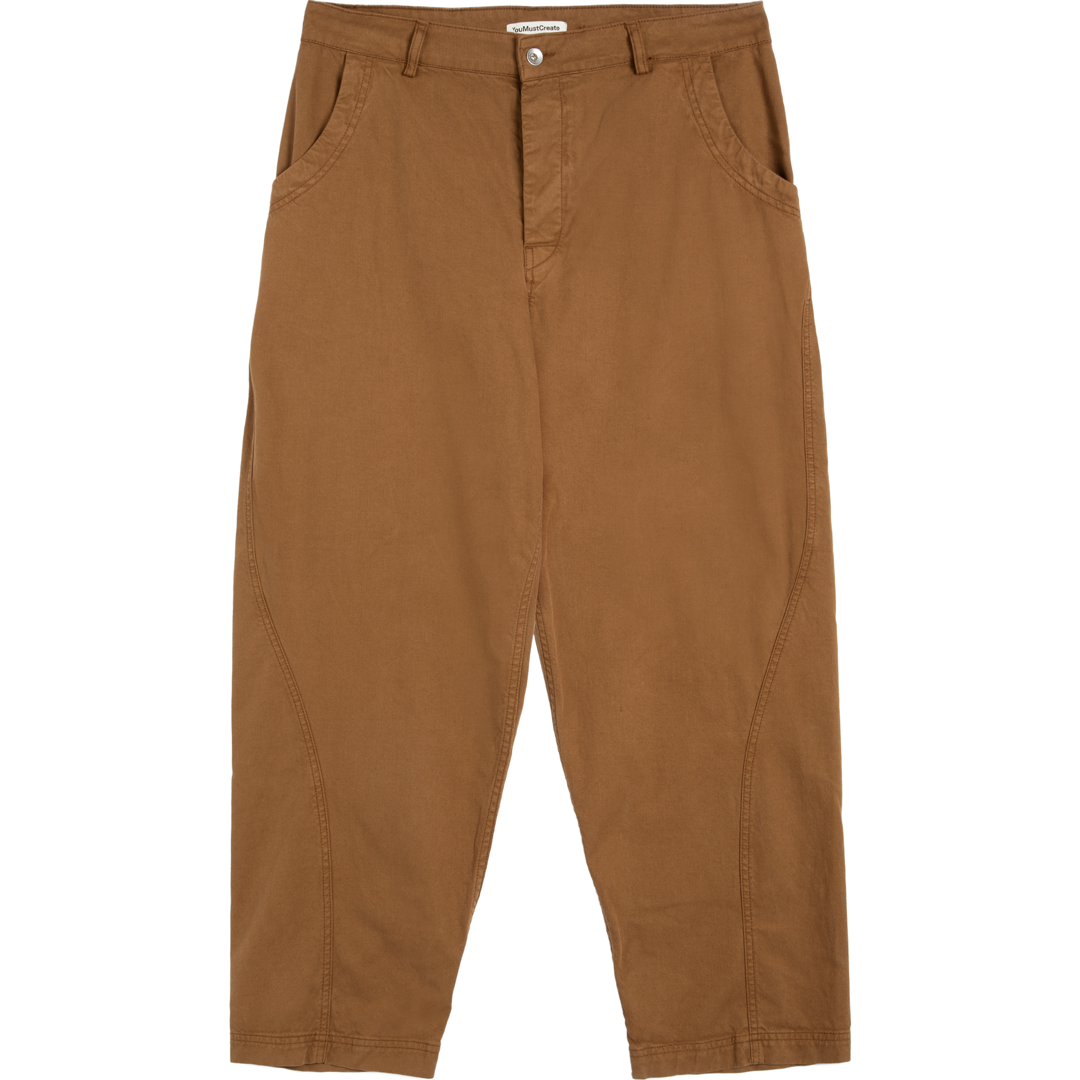 Twisted Seam Trouser - Clay