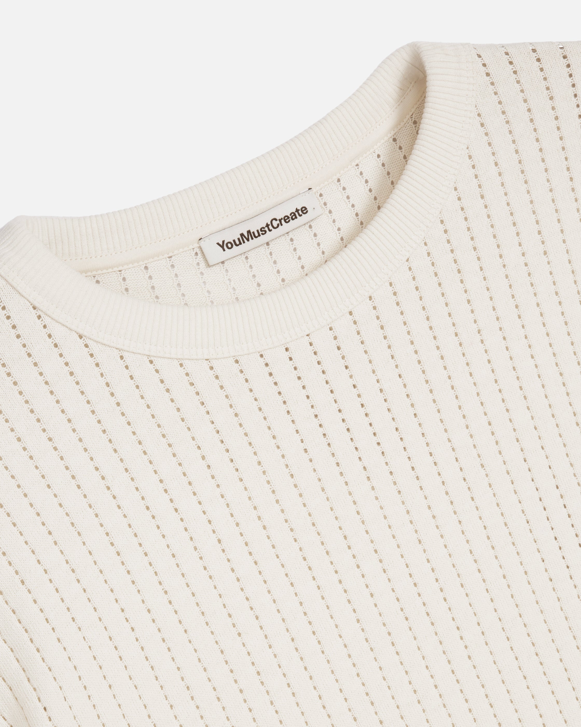 Fauss Perforated Sweatshirt - Off White