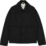 Aubrac Wool Chore Jacket - Black