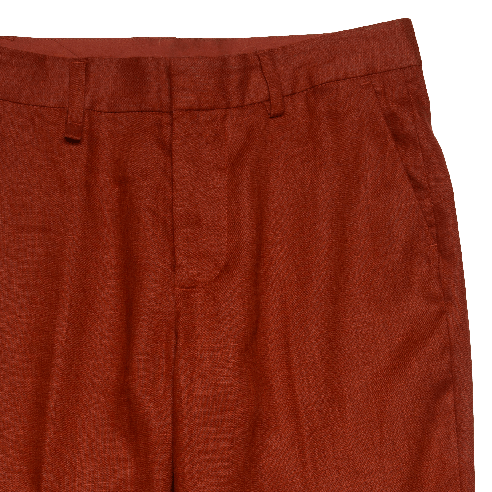 Alp Linen Smart Trouser - Rust