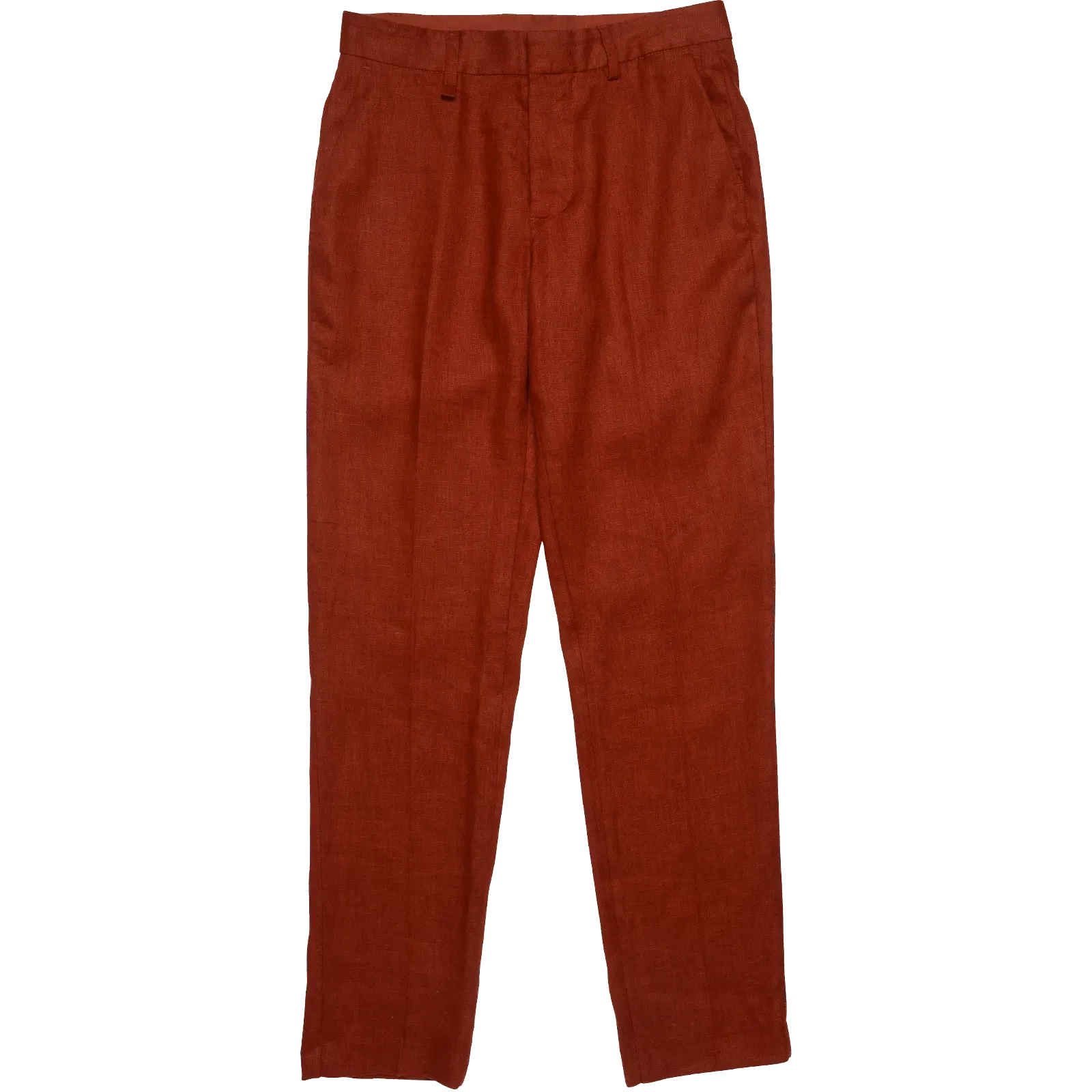 Alp Linen Smart Trouser - Rust