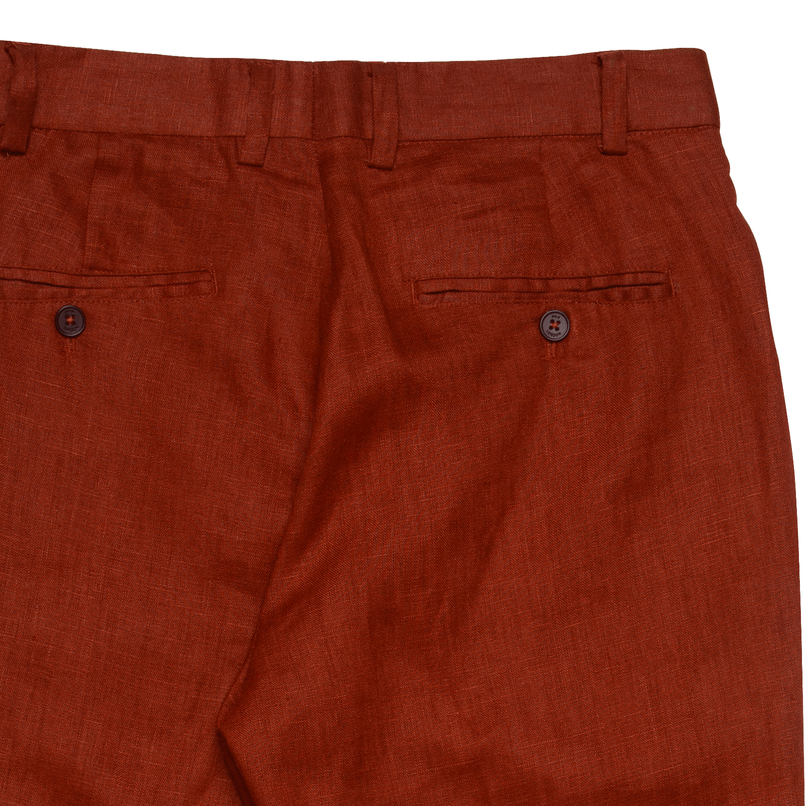 Alp Linen Smart Trouser - Rust