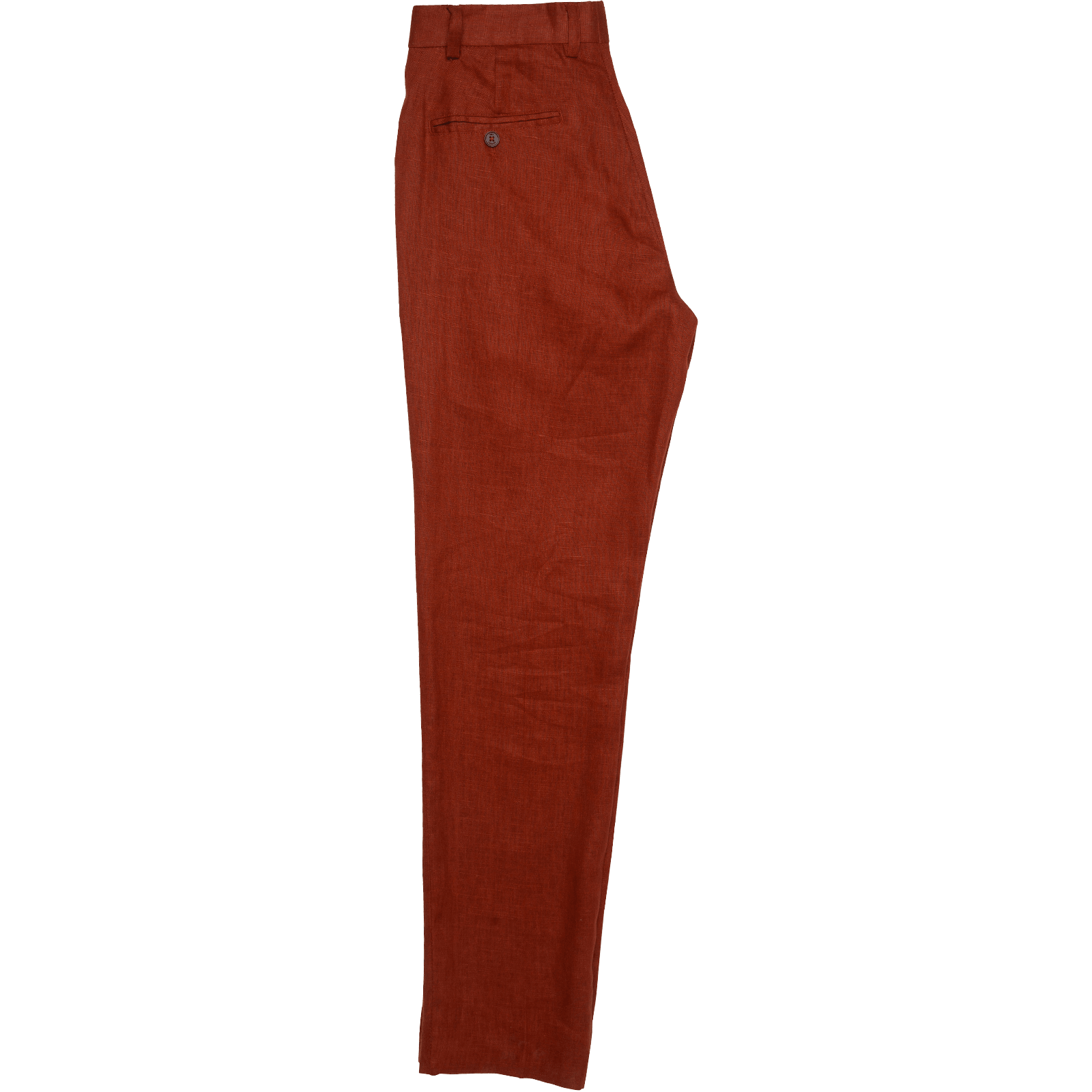 Alp Linen Smart Trouser - Rust