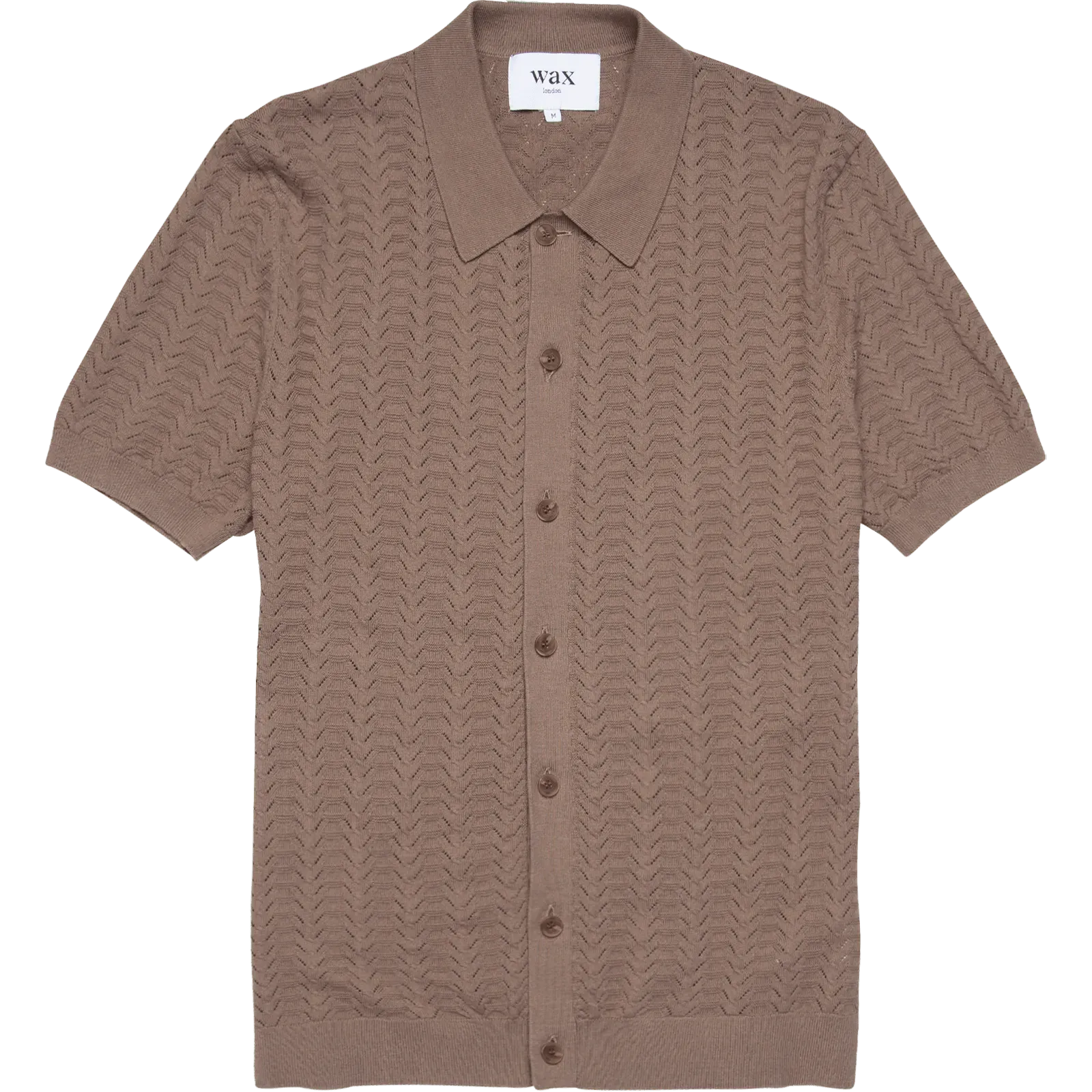 Tellaro Pointelle Shirt - Brown