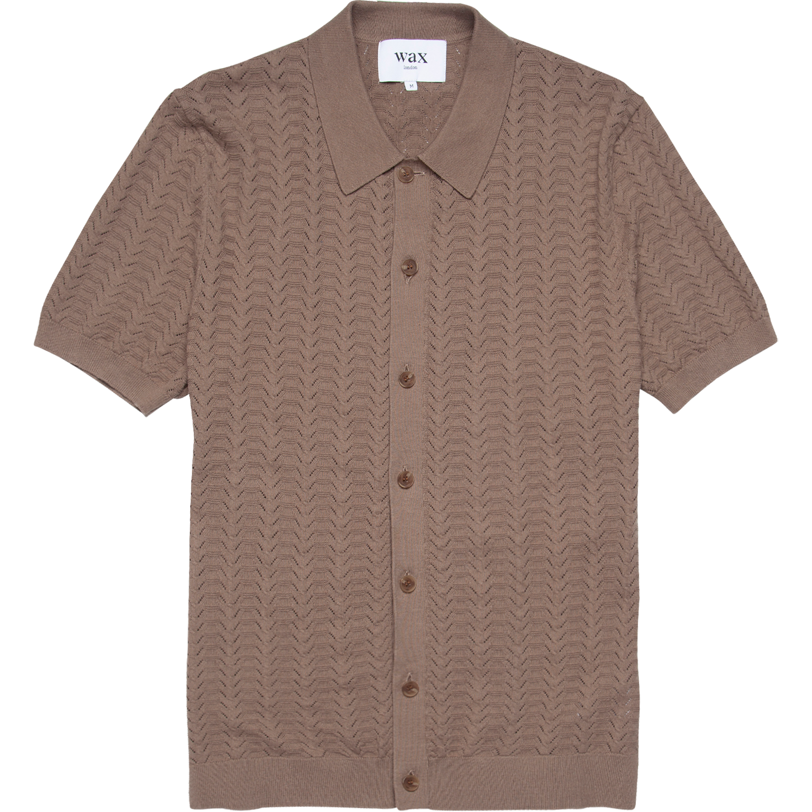 Tellaro Pointelle Shirt - Brown