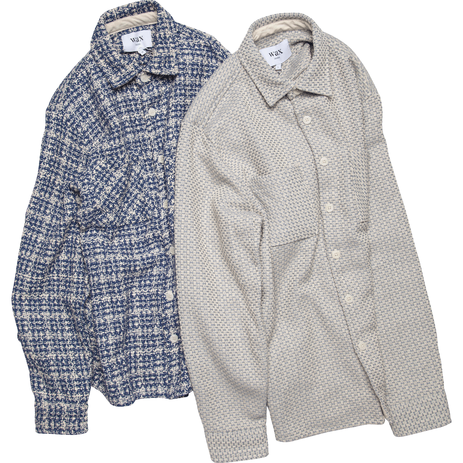 Whiting Overshirt Mercer Check - Blue