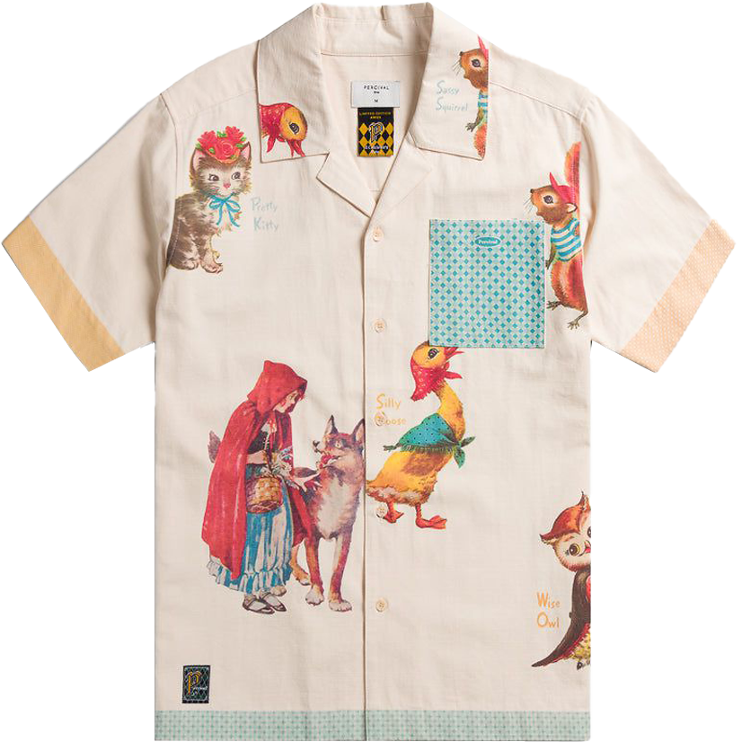 Storybook Cuban Shirt - Ecru