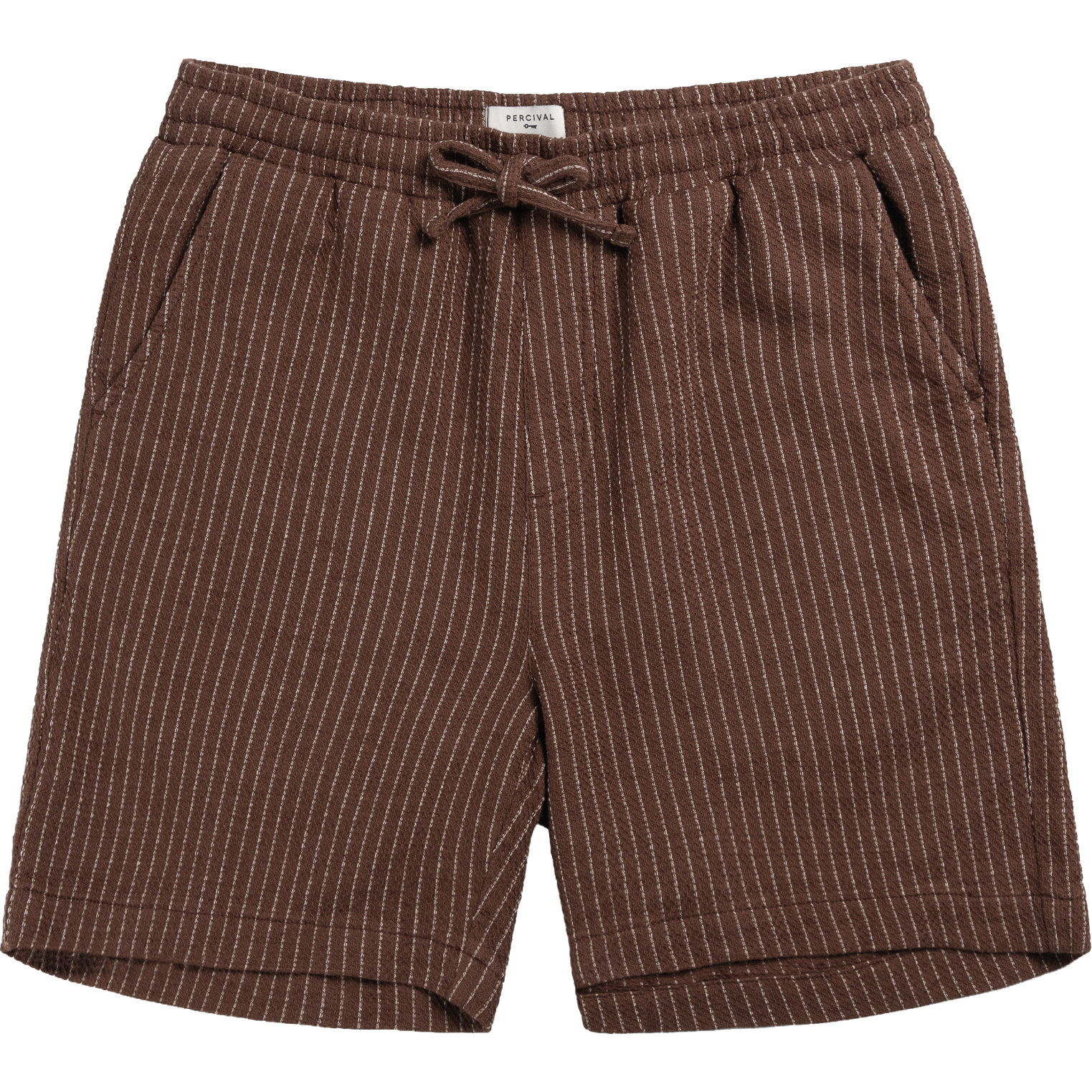 Sorrento Straight Leg Shorts - Brown