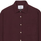 Teca Flannel Shirt - Bordeaux