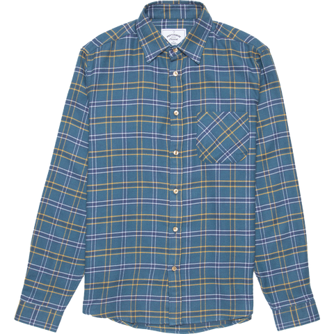 Blue Water Flannel Shirt - Blue Check
