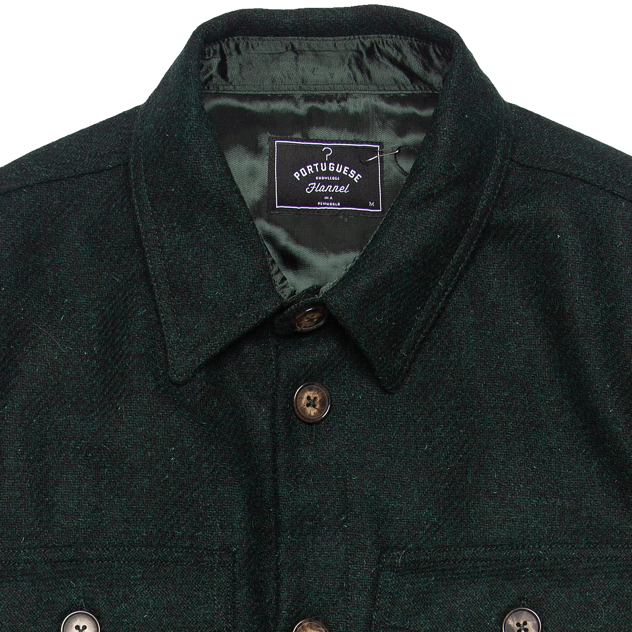 Wool Field Overshirt - Green