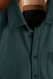 100% Cashmere Shirt - Green