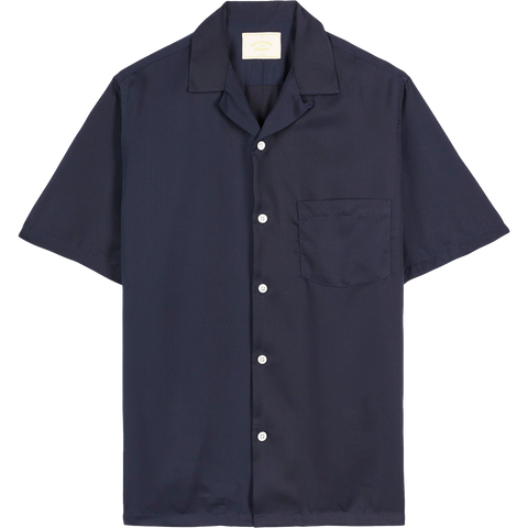 Dogtown Camp Collar Shirt - Navy