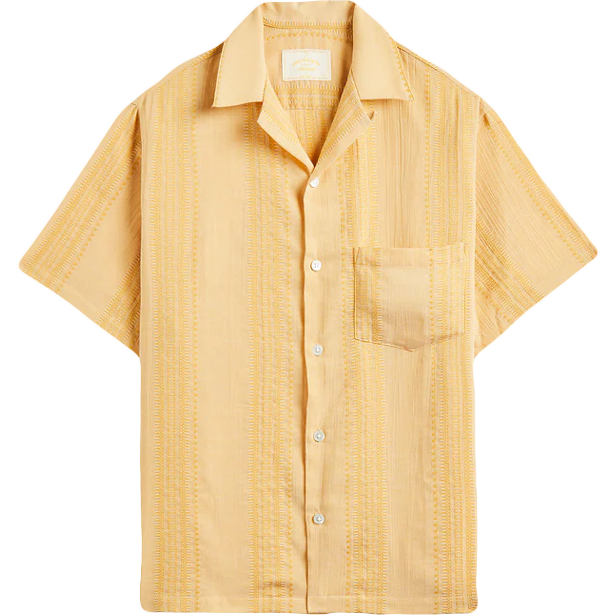 Pacific Linen Shirt - Sun Yellow
