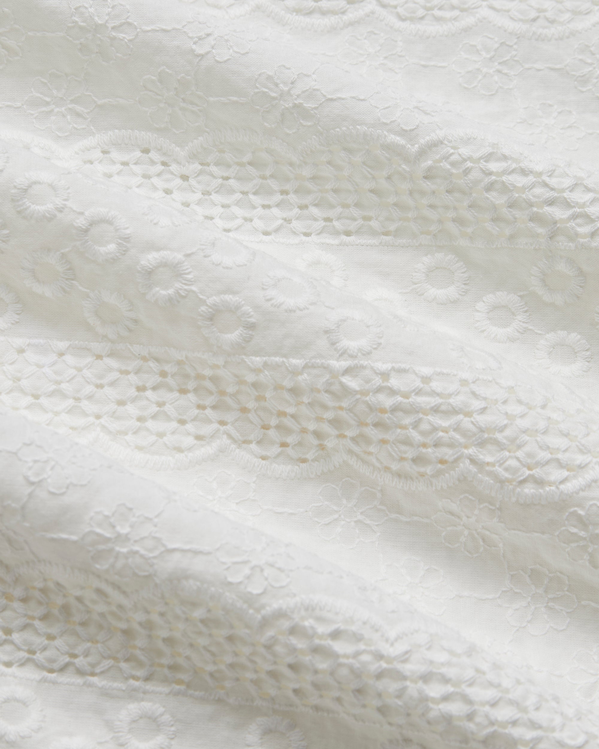 Santos Shirt - White Embroidery