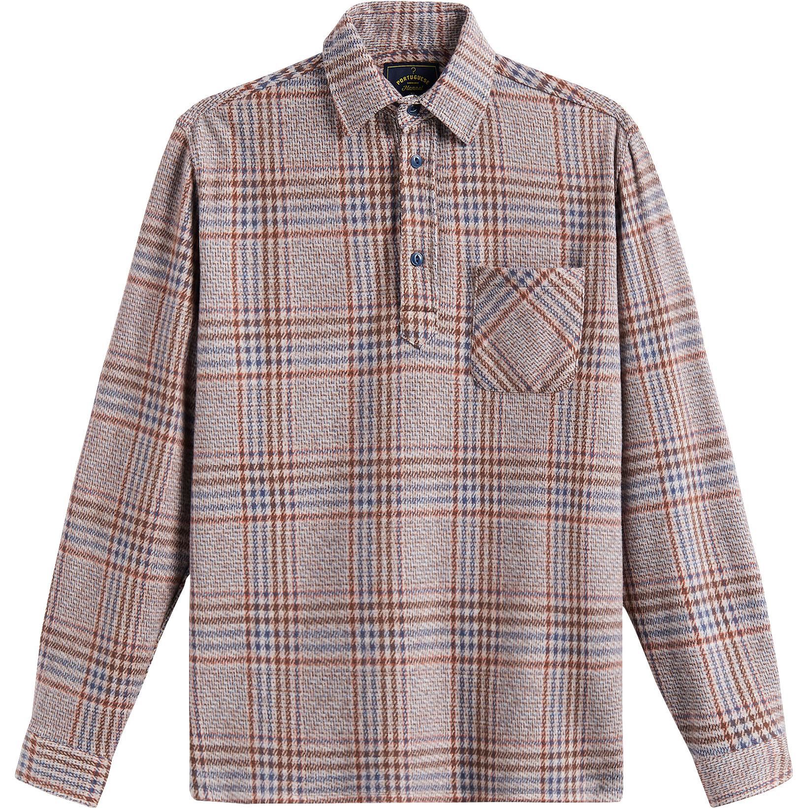 Dona Flannel Popover - Multi Plaid