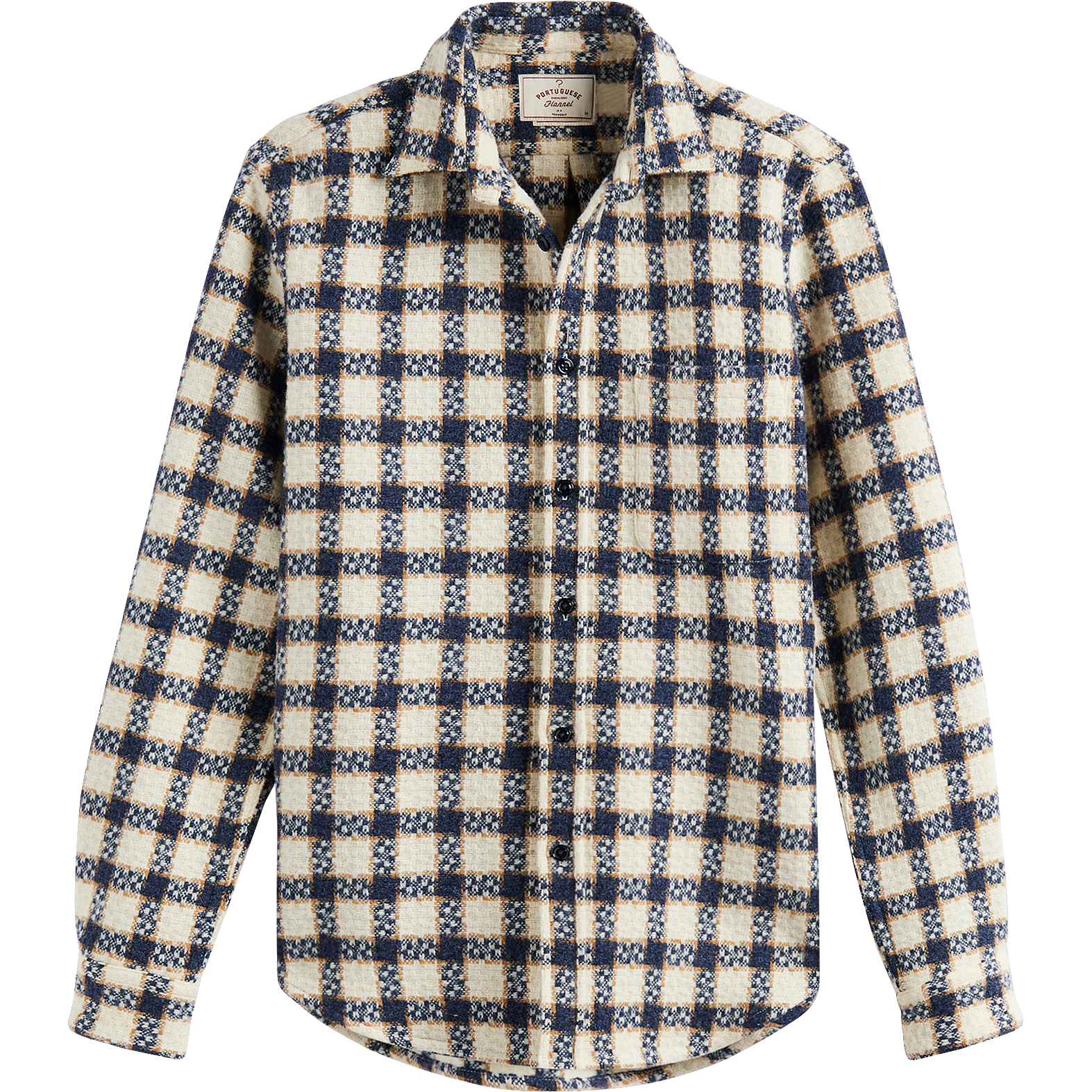 Burgo Overshirt - Blue / Ecru