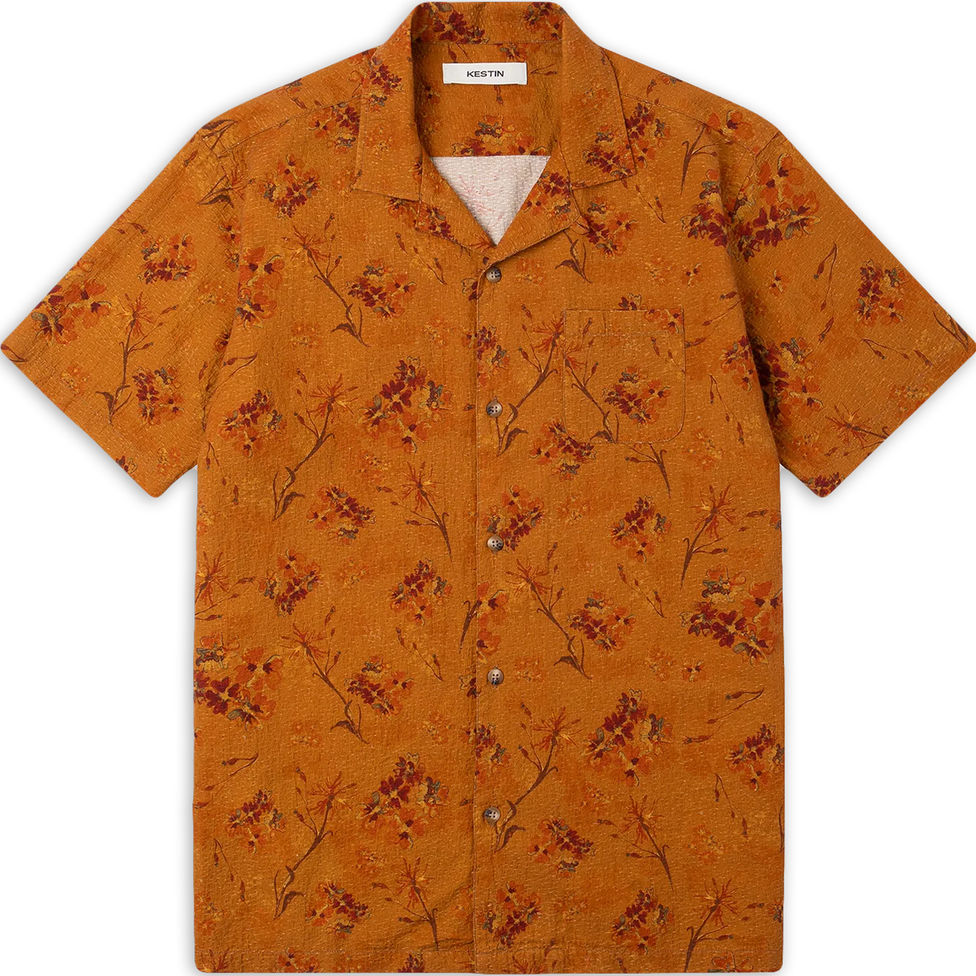 Crammond Shirt - Orange Floral