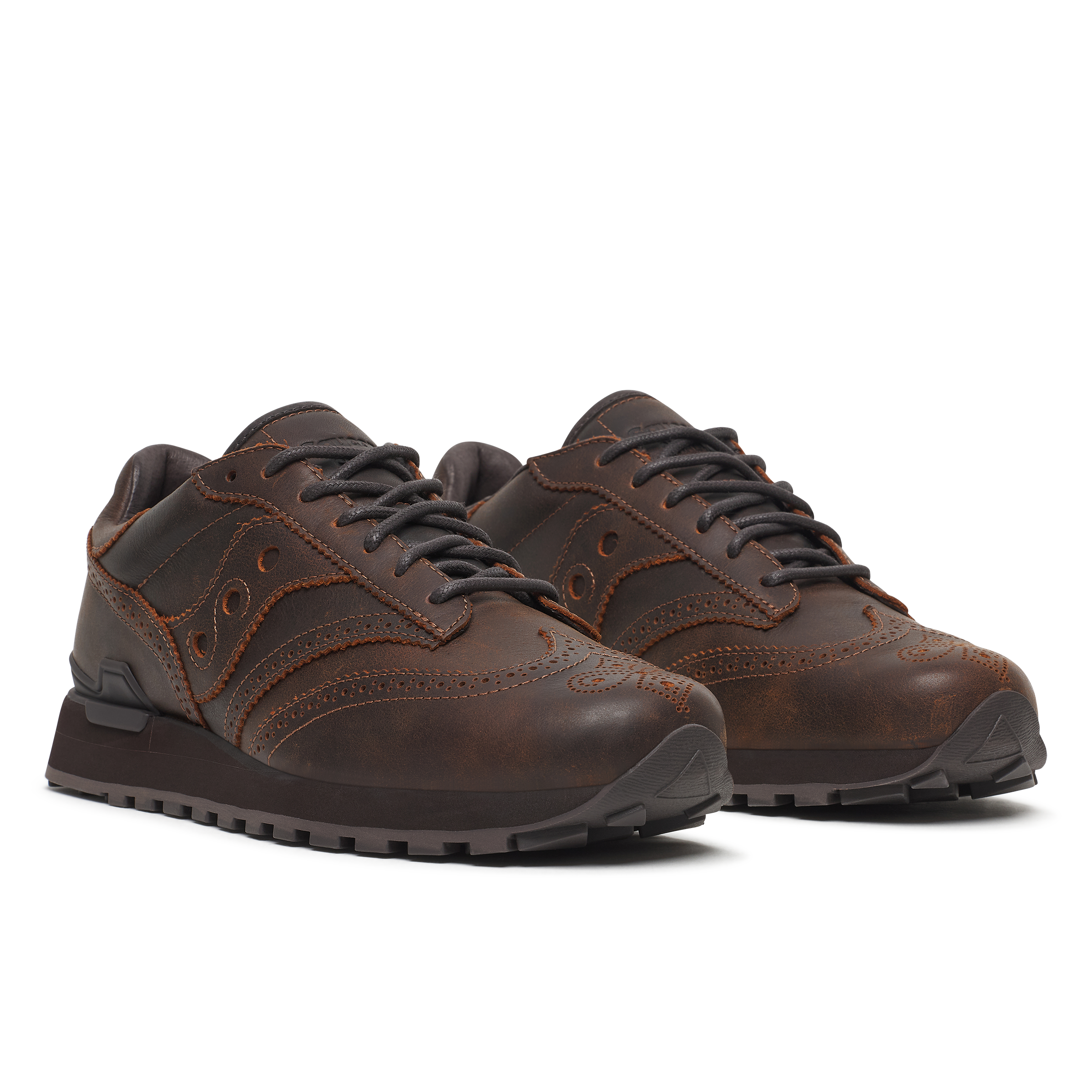 Engineered Garments x Saucony Shadow Original Wingtip - Brown