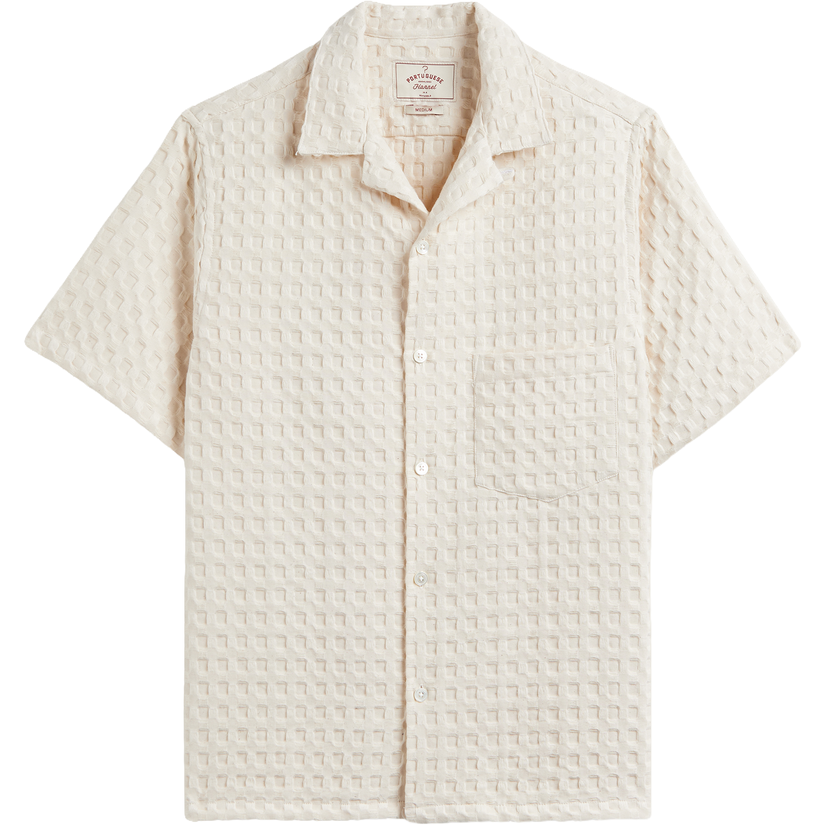 Sands Waffle Shirt - Ecru
